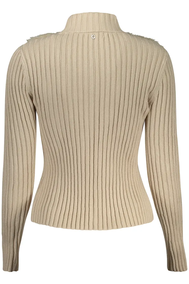 GUESS JEANS CARDIGAN WOMEN BEIGE