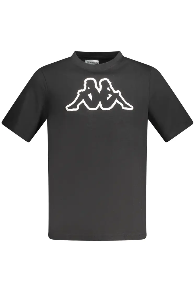 KAPPA SHORT SLEEVE T-SHIRT MEN BLACK