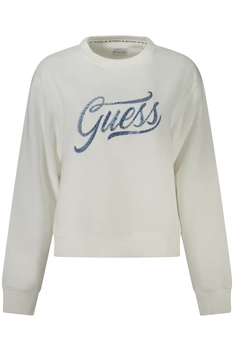 GUESS JEANS SWEATSHIRT WITHOUT ZIP WOMEN WHITE