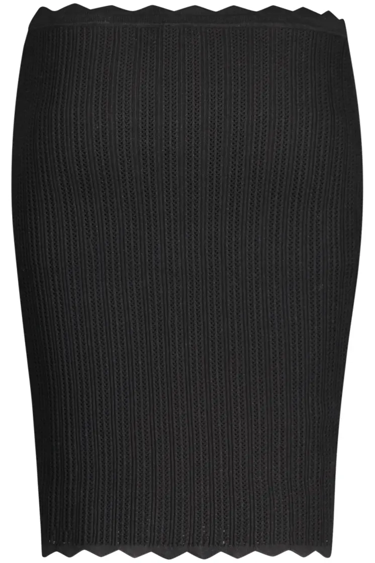 GUESS JEANS LONGUETTE SKIRT WOMEN BLACK