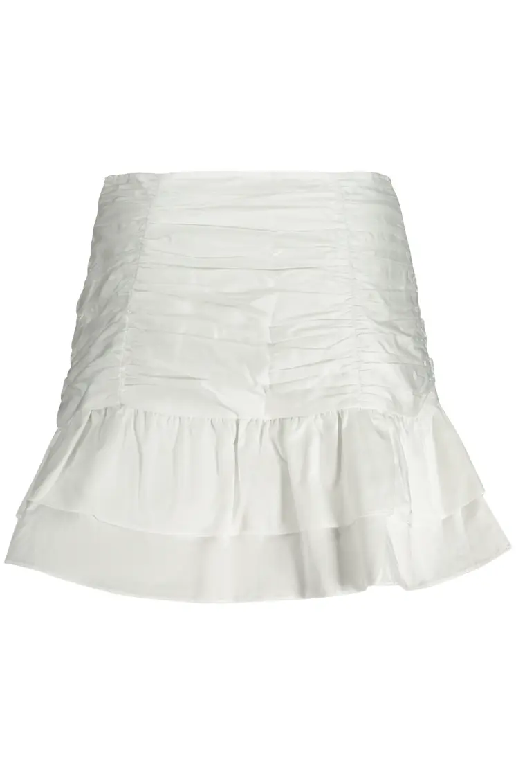 GUESS JEANS SHORT SKIRT WOMEN WHITE