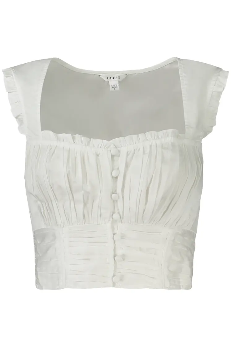 GUESS JEANS TOP WOMEN WHITE