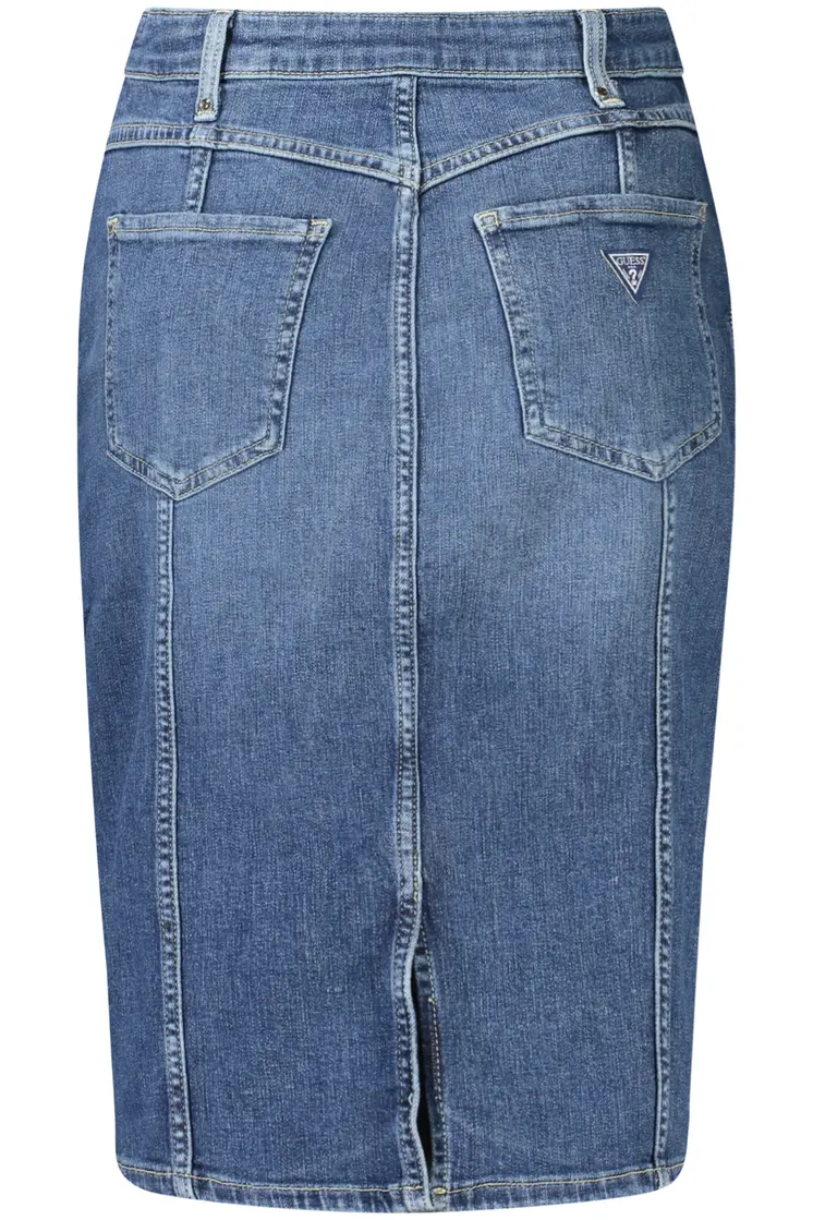 GUESS JEANS LONGUETTE SKIRT WOMEN BLUE
