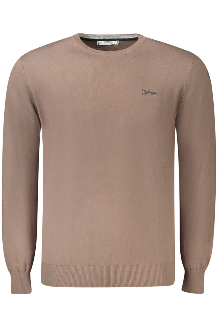 GUESS JEANS MEN'S SWEATER BROWN