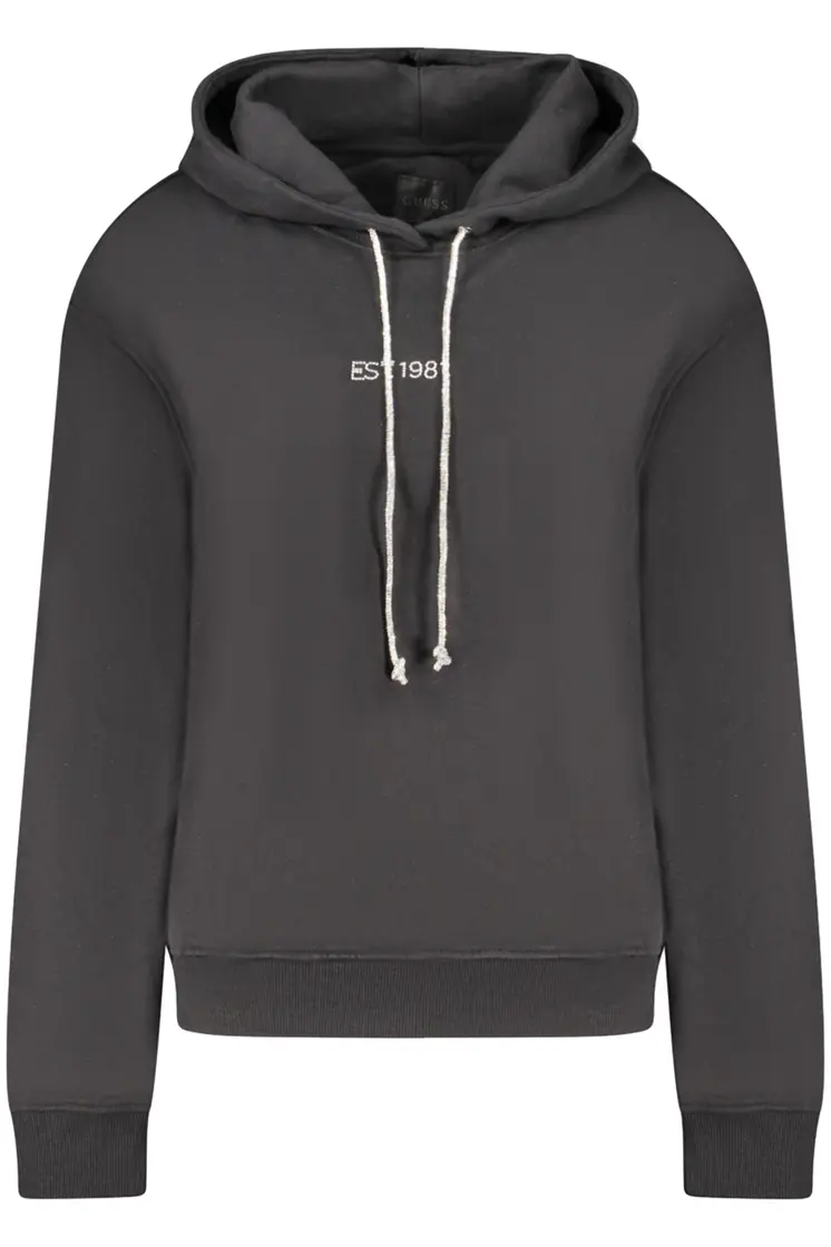 GUESS JEANS SWEATSHIRT WITHOUT ZIP WOMEN BLACK