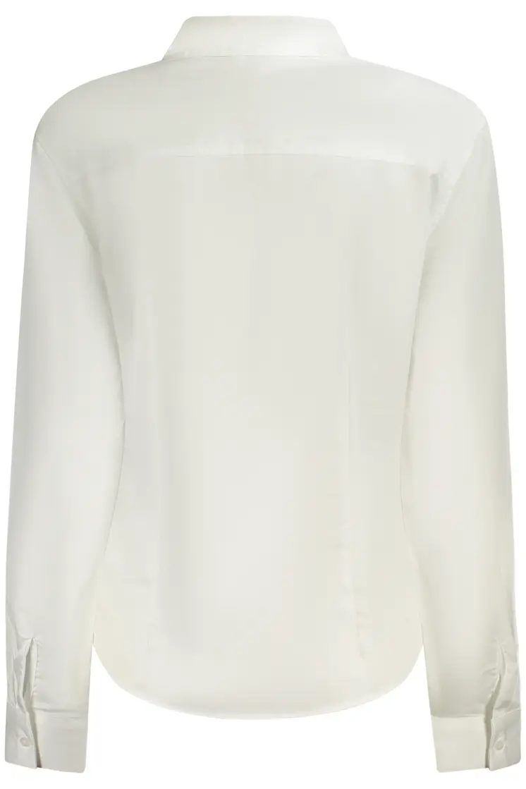 GUESS JEANS LONG SLEEVE SHIRT WOMEN WHITE