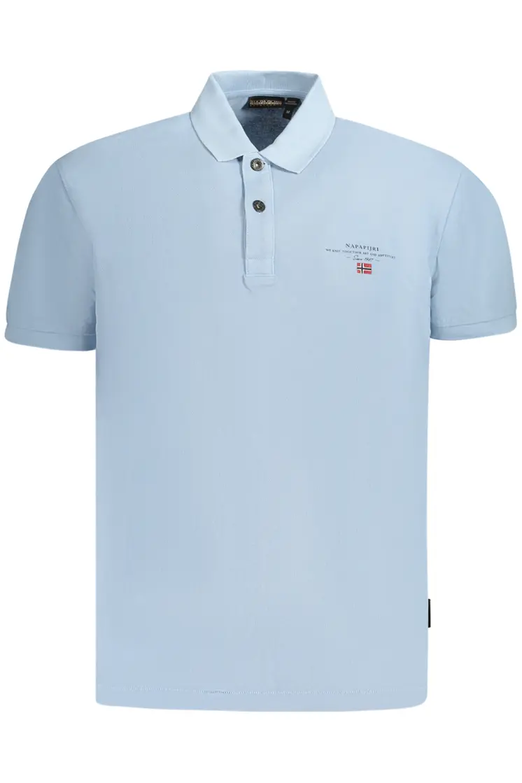 NAPAPIJRI POLO SHORT SLEEVES MEN BLUE