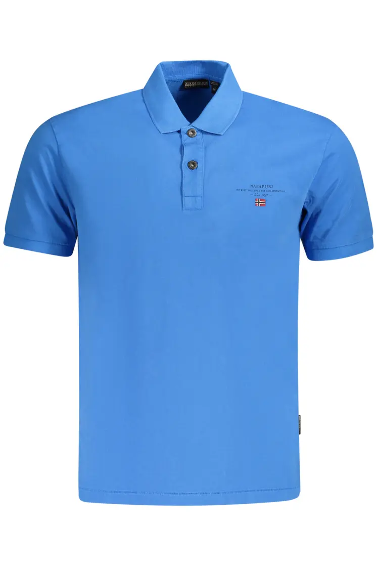 NAPAPIJRI POLO SHORT SLEEVES MEN BLUE
