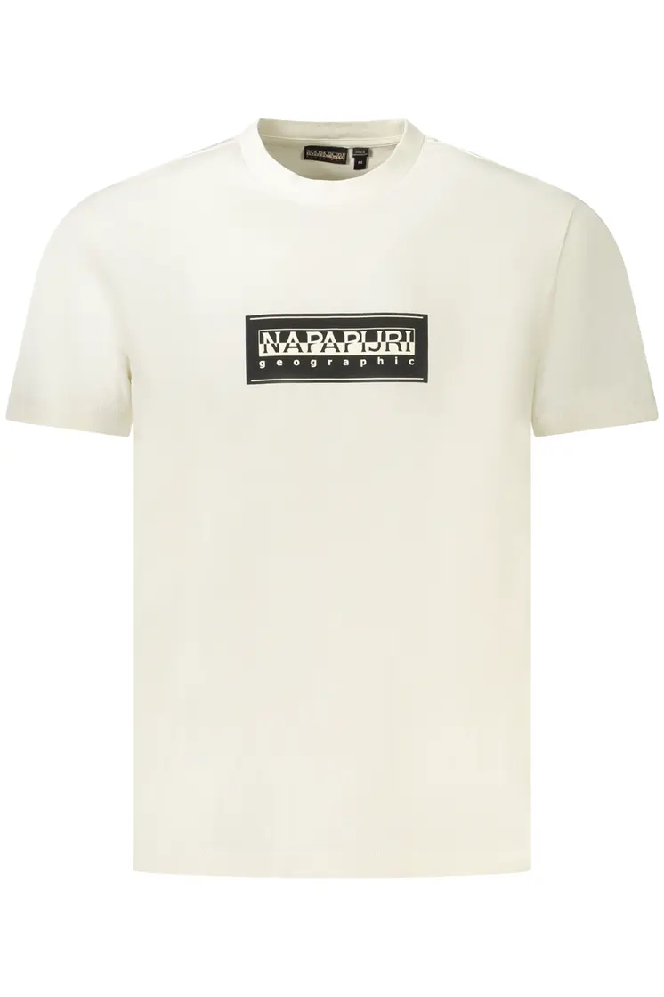 NAPAPIJRI SHORT SLEEVE T-SHIRT MEN WHITE