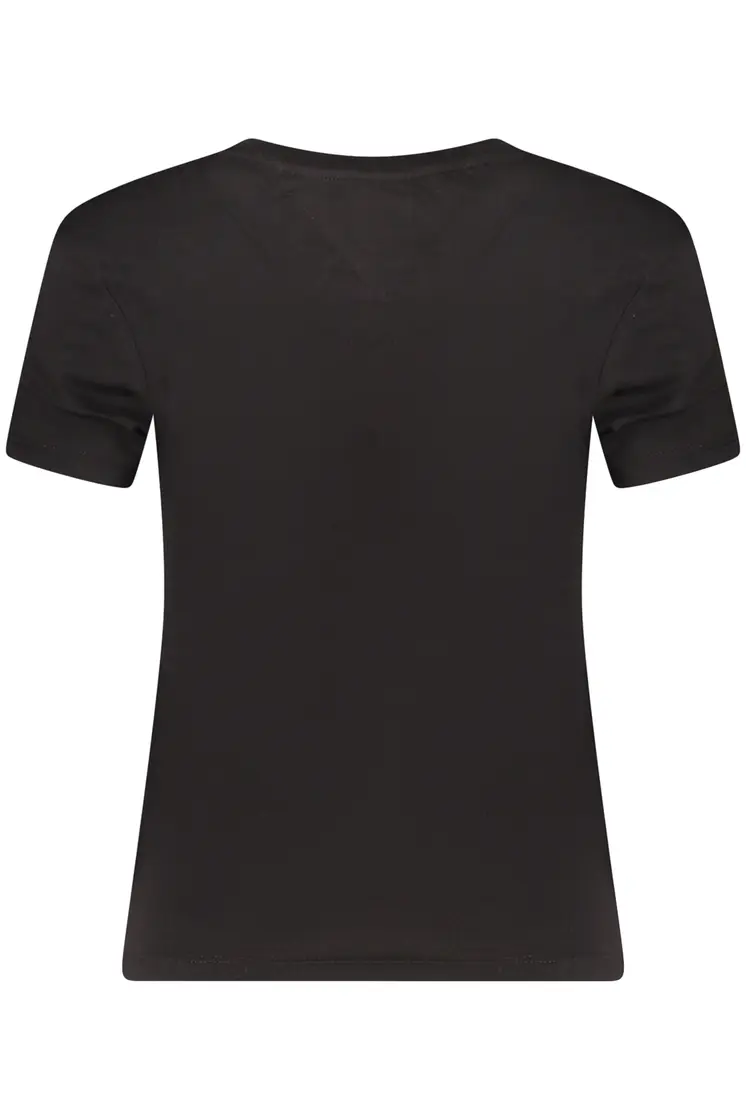 TOMMY HILFIGER SHORT SLEEVE T-SHIRT WOMEN BLACK