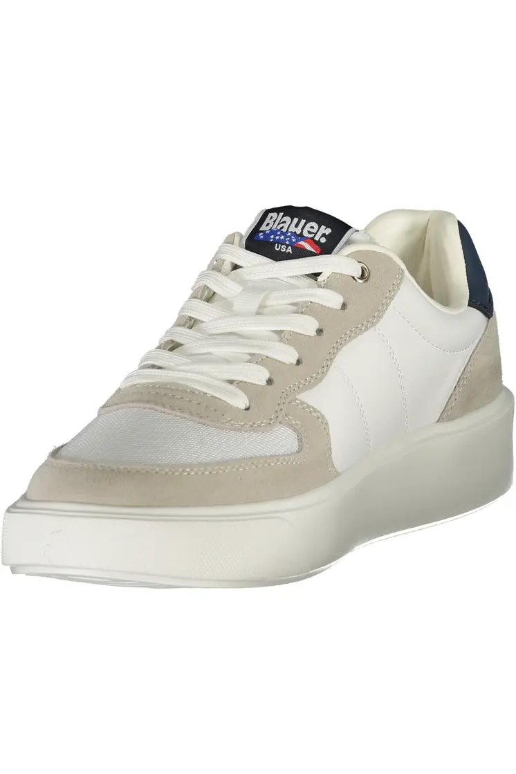 BLAUER SPORTS SHOES MEN WHITE