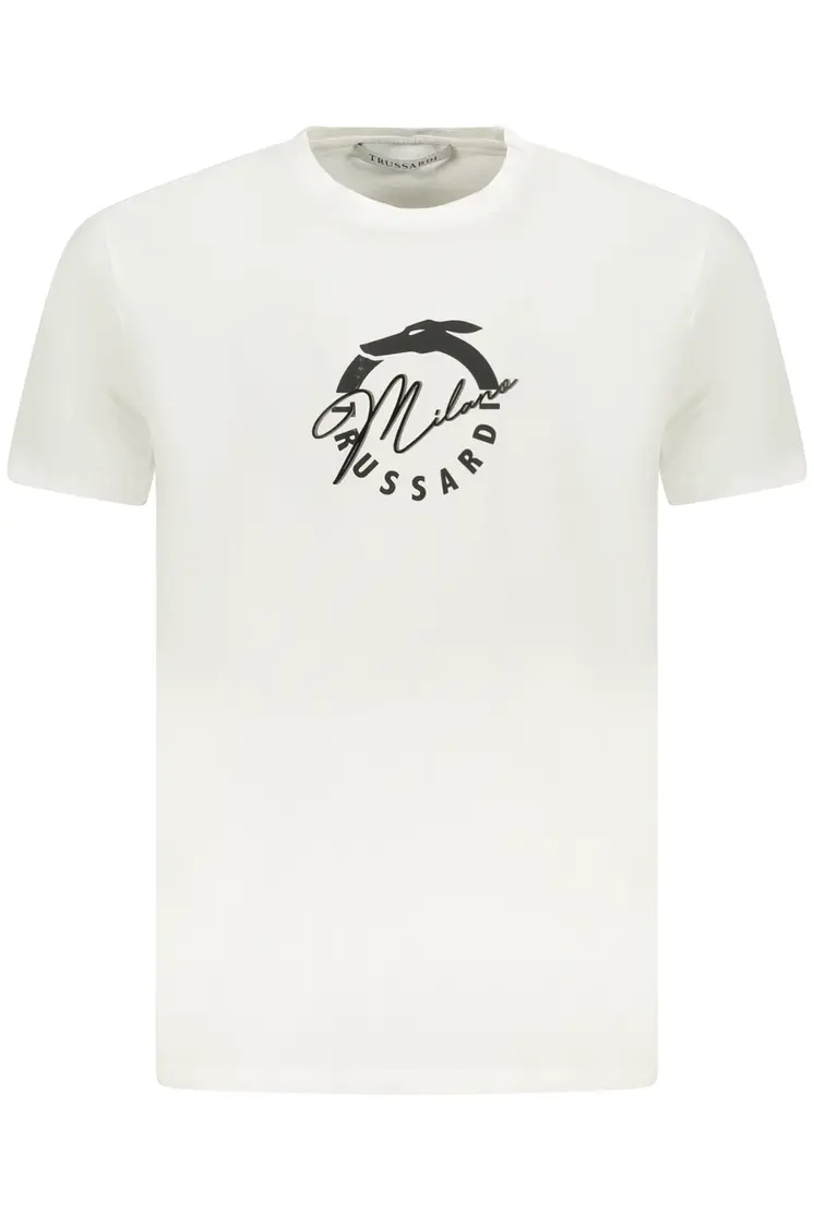 TRUSSARDI SHORT SLEEVE T-SHIRT MEN WHITE