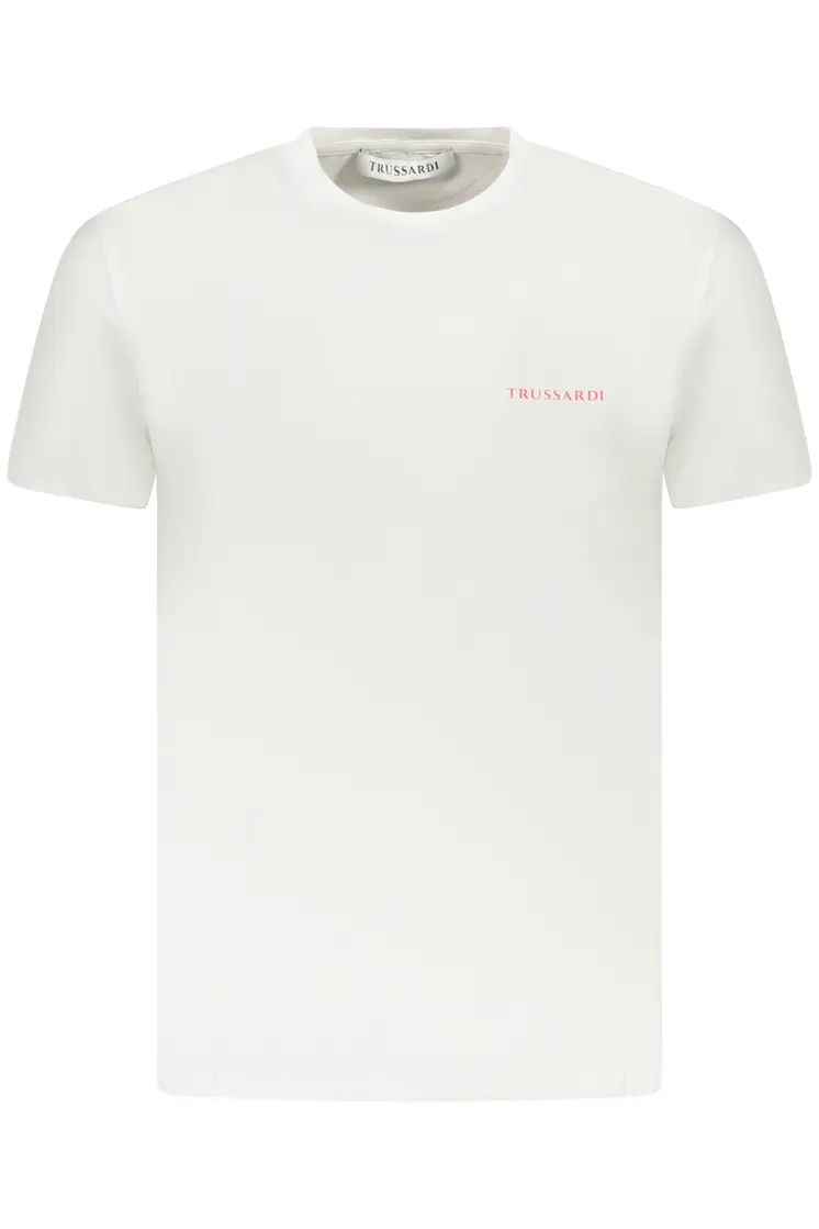 TRUSSARDI SHORT SLEEVE T-SHIRT MEN WHITE