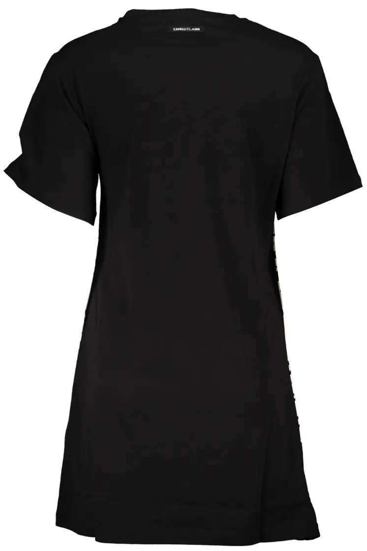 CAVALLI CLASS SHORT DRESS WOMEN BLACK