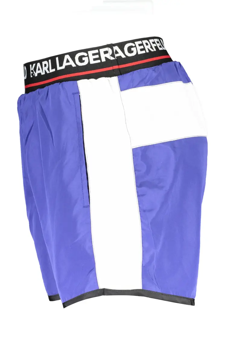 KARL LAGERFELD BEACHWEAR SWIMSUIT BOTTOM MEN BLUE