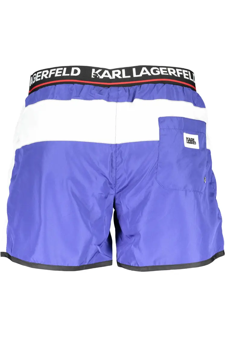 KARL LAGERFELD BEACHWEAR SWIMSUIT BOTTOM MEN BLUE