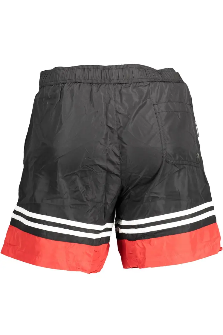 KARL LAGERFELD BEACHWEAR SWIMSUIT BLACK MEN'S BOTTOM
