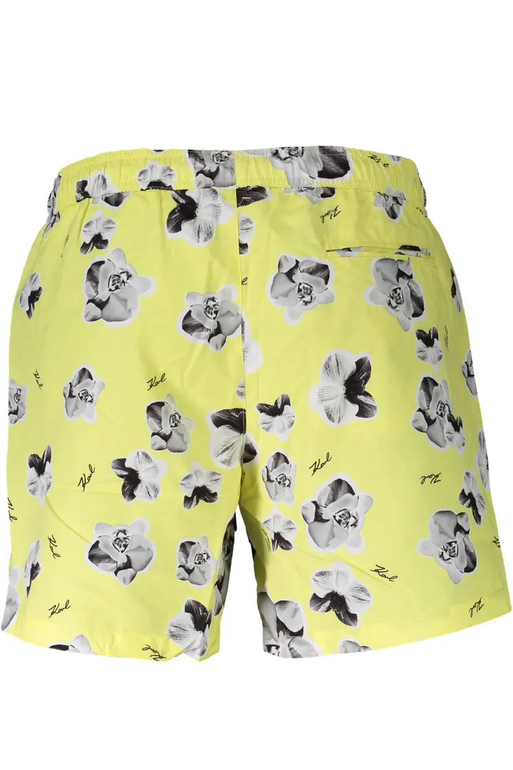 KARL LAGERFELD BEACHWEAR SWIMSUIT BOTTOM MEN YELLOW