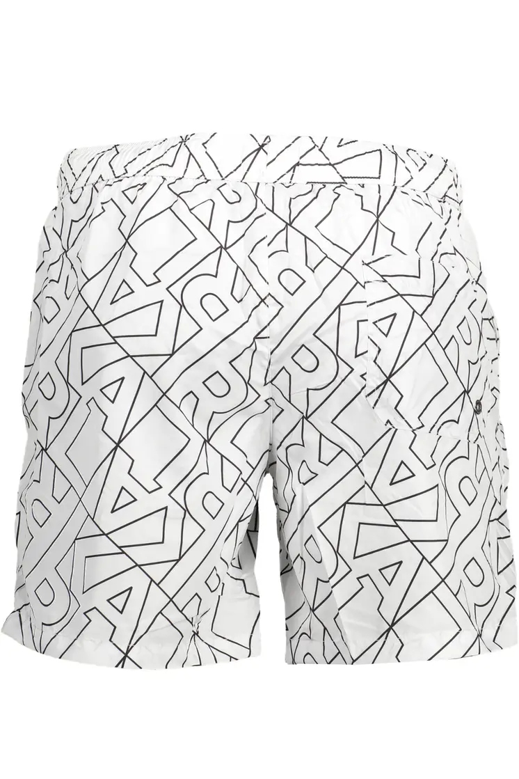 KARL LAGERFELD BEACHWEAR SWIMSUIT BOTTOM MEN WHITE