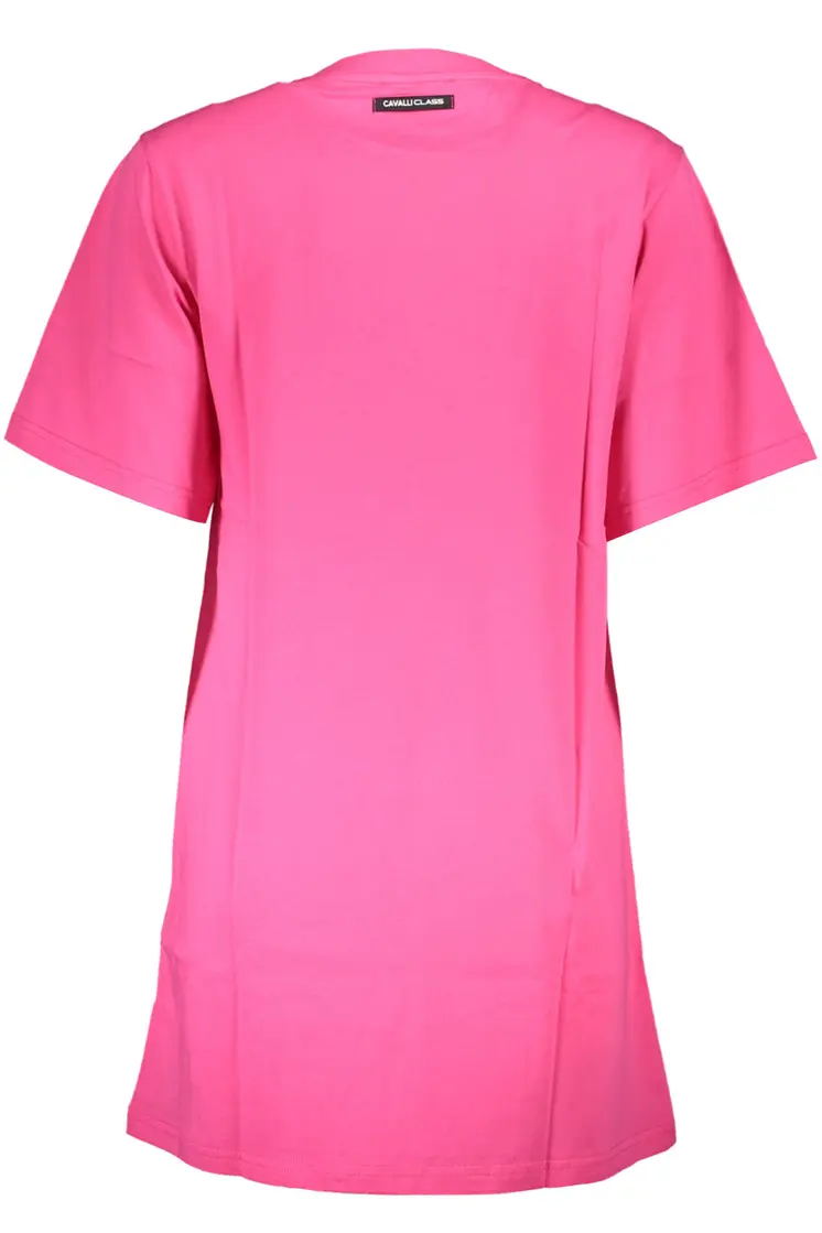 CAVALLI CLASS SHORT DRESS WOMEN PINK