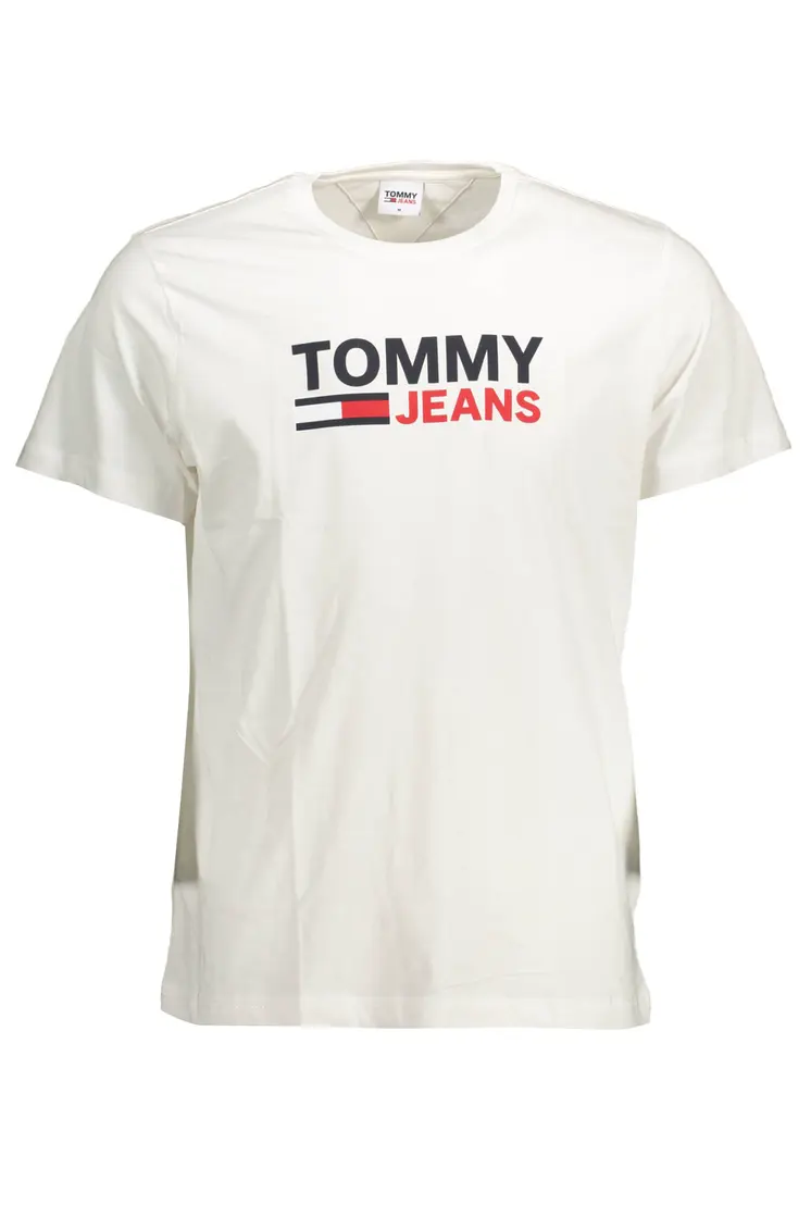 TOMMY HILFIGER SHORT SLEEVE T-SHIRT MEN WHITE