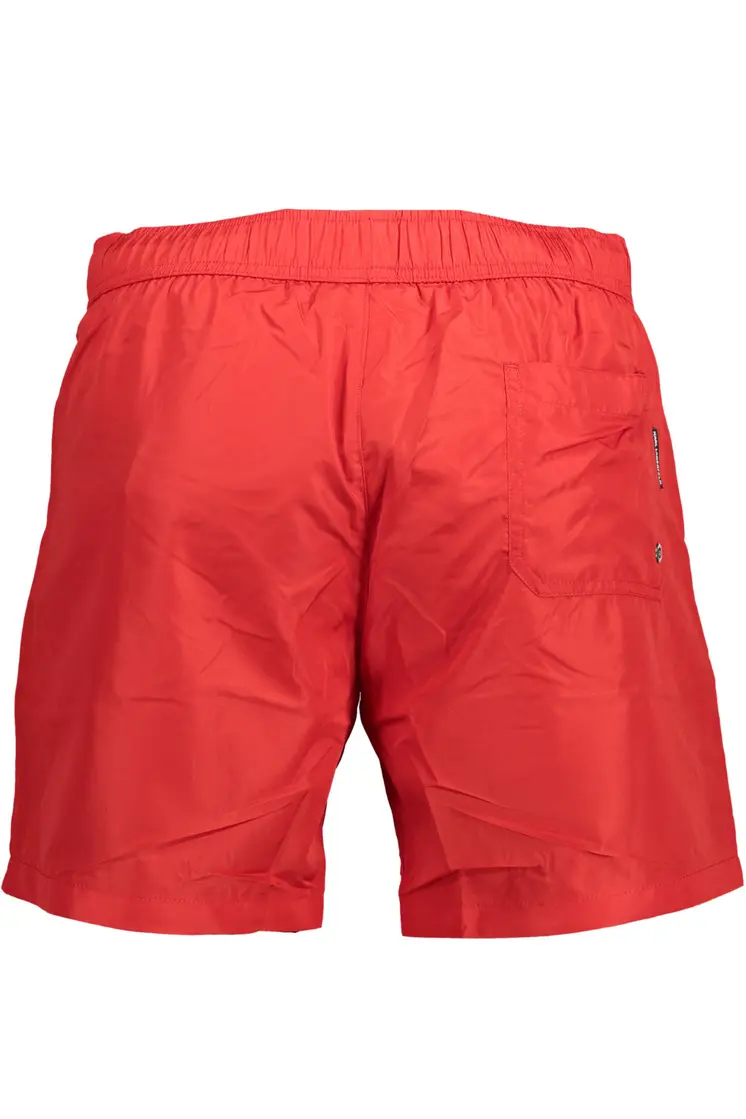 KARL LAGERFELD BEACHWEAR SWIMSUIT MEN'S BOTTOM RED