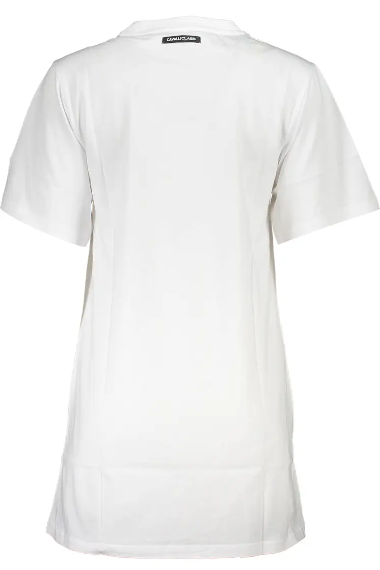 CAVALLI CLASS SHORT DRESS WOMEN WHITE