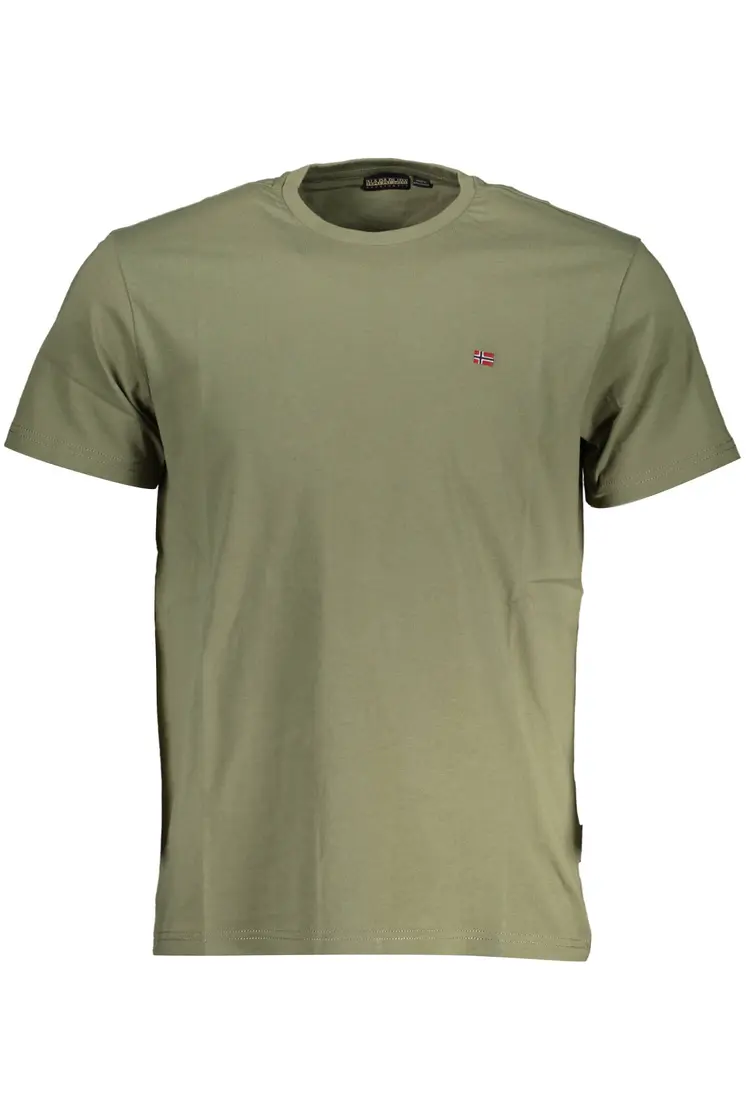 NAPAPIJRI SHORT SLEEVE T-SHIRT MEN GREEN