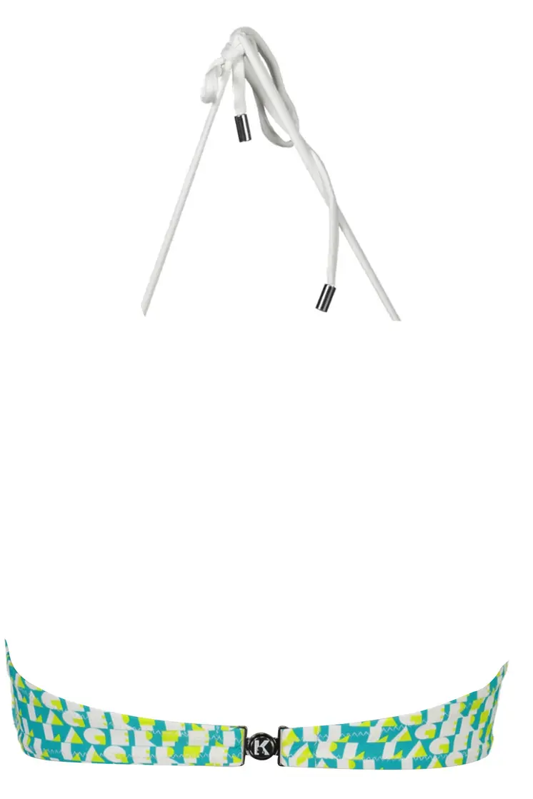 KARL LAGERFELD BEACHWEAR SWIMSUIT TOP WOMEN GREEN