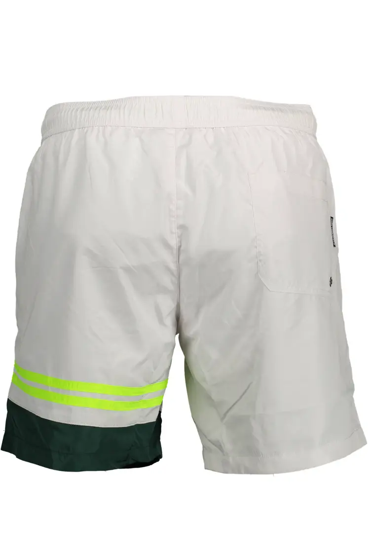 KARL LAGERFELD BEACHWEAR SWIMSUIT BOTTOM MEN WHITE
