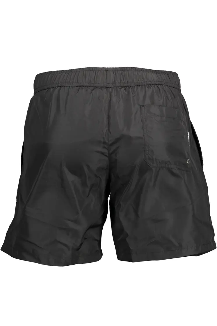 KARL LAGERFELD BEACHWEAR SWIMSUIT BLACK MEN'S BOTTOM