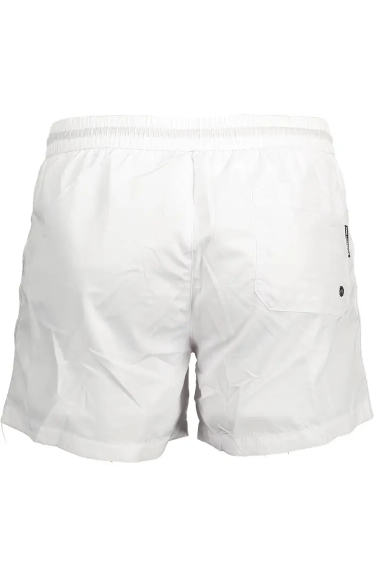 KARL LAGERFELD BEACHWEAR SWIMSUIT BOTTOM MEN WHITE