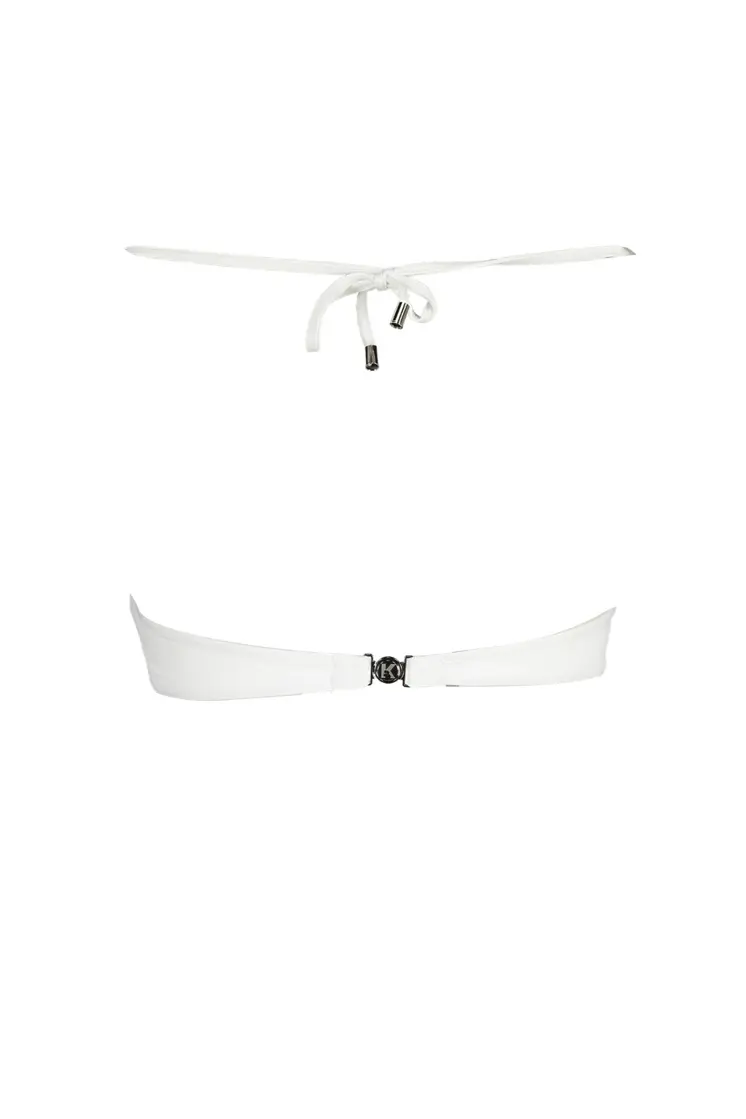 KARL LAGERFELD BEACHWEAR SWIMSUIT TOP WOMEN WHITE