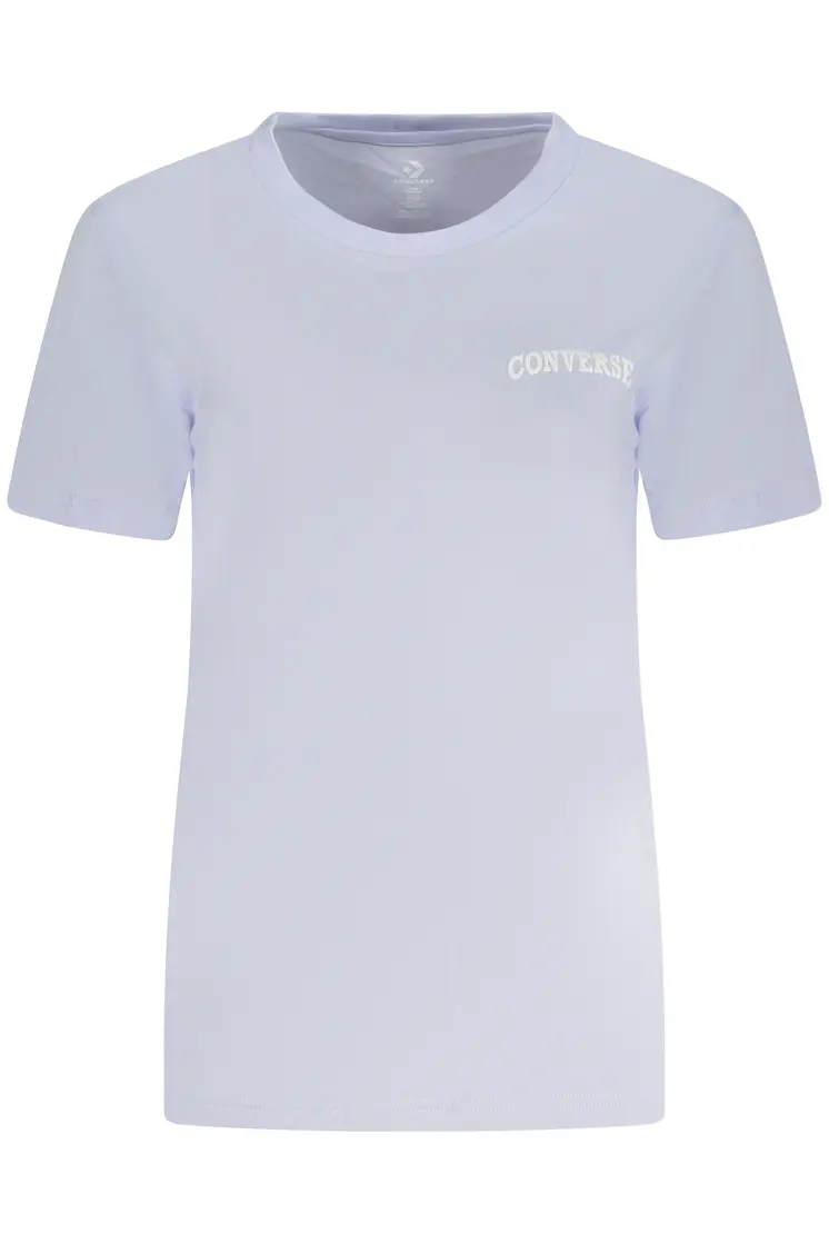 CONVERSE WOMEN'S SHORT SLEEVE T-SHIRT PURPLE