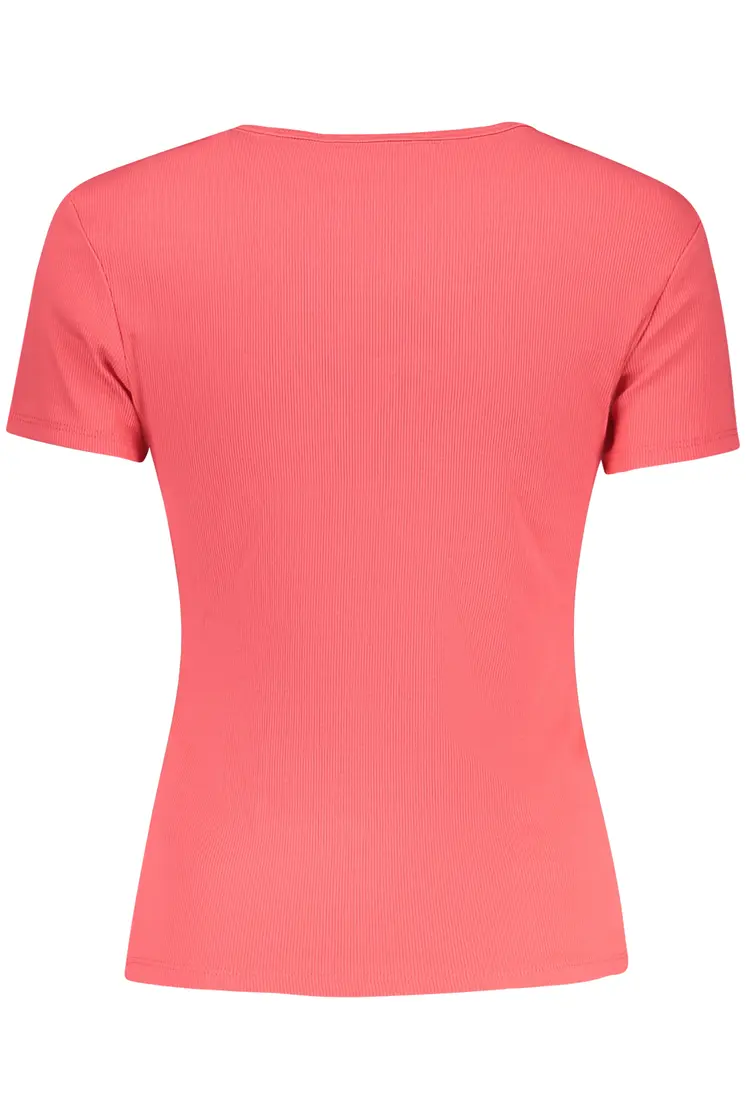 TOMMY HILFIGER WOMEN'S SHORT SLEEVE T-SHIRT PINK
