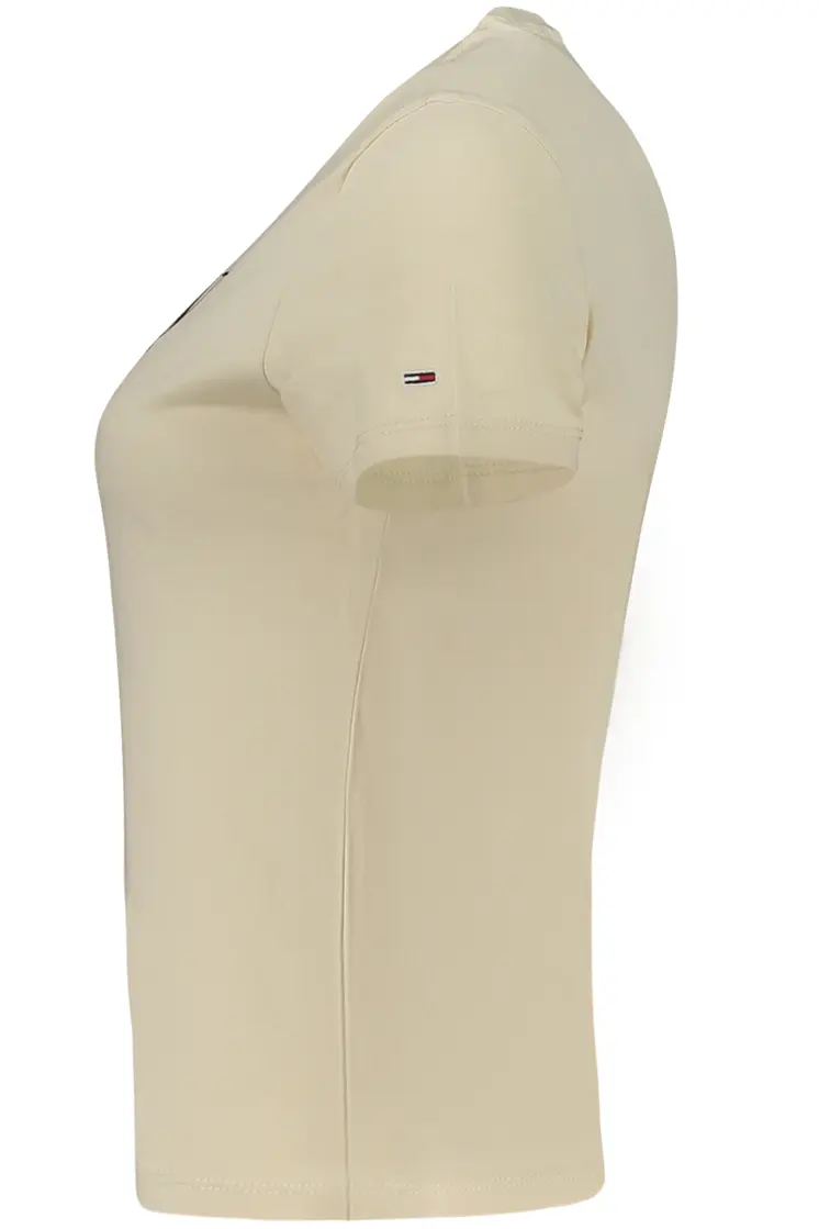 TOMMY HILFIGER SHORT SLEEVE T-SHIRT WOMEN BEIGE