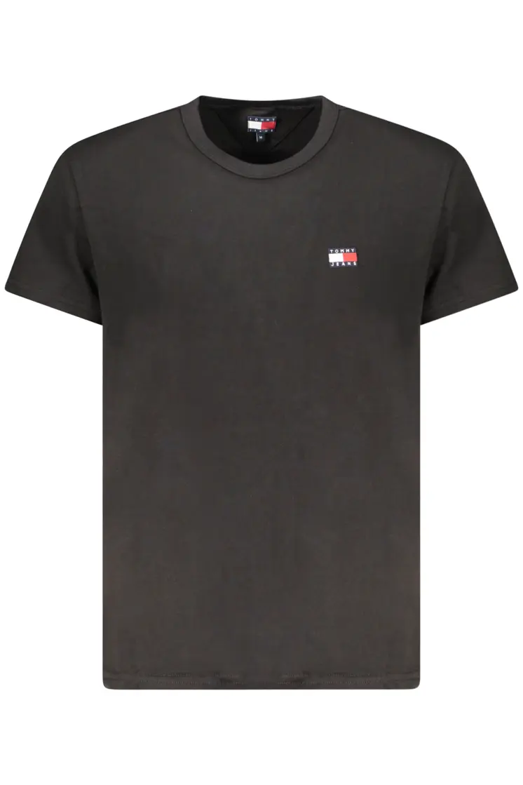TOMMY HILFIGER SHORT SLEEVE T-SHIRT MEN BLACK