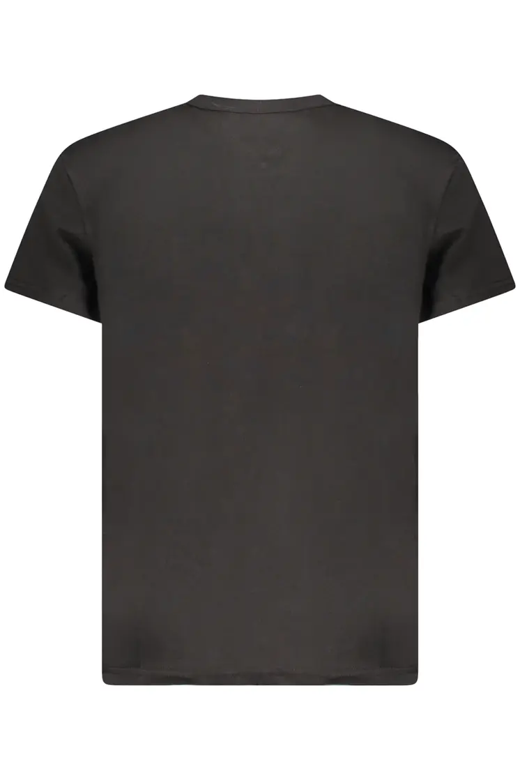 TOMMY HILFIGER SHORT SLEEVE T-SHIRT MEN BLACK