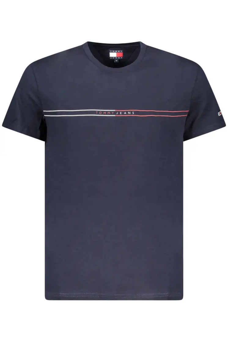 TOMMY HILFIGER MEN'S SHORT SLEEVE T-SHIRT BLUE