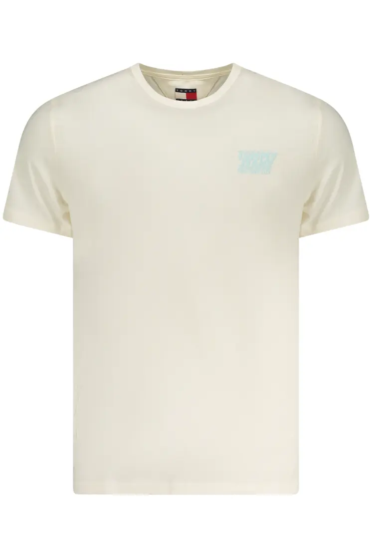 TOMMY HILFIGER SHORT SLEEVE T-SHIRT MEN BEIGE