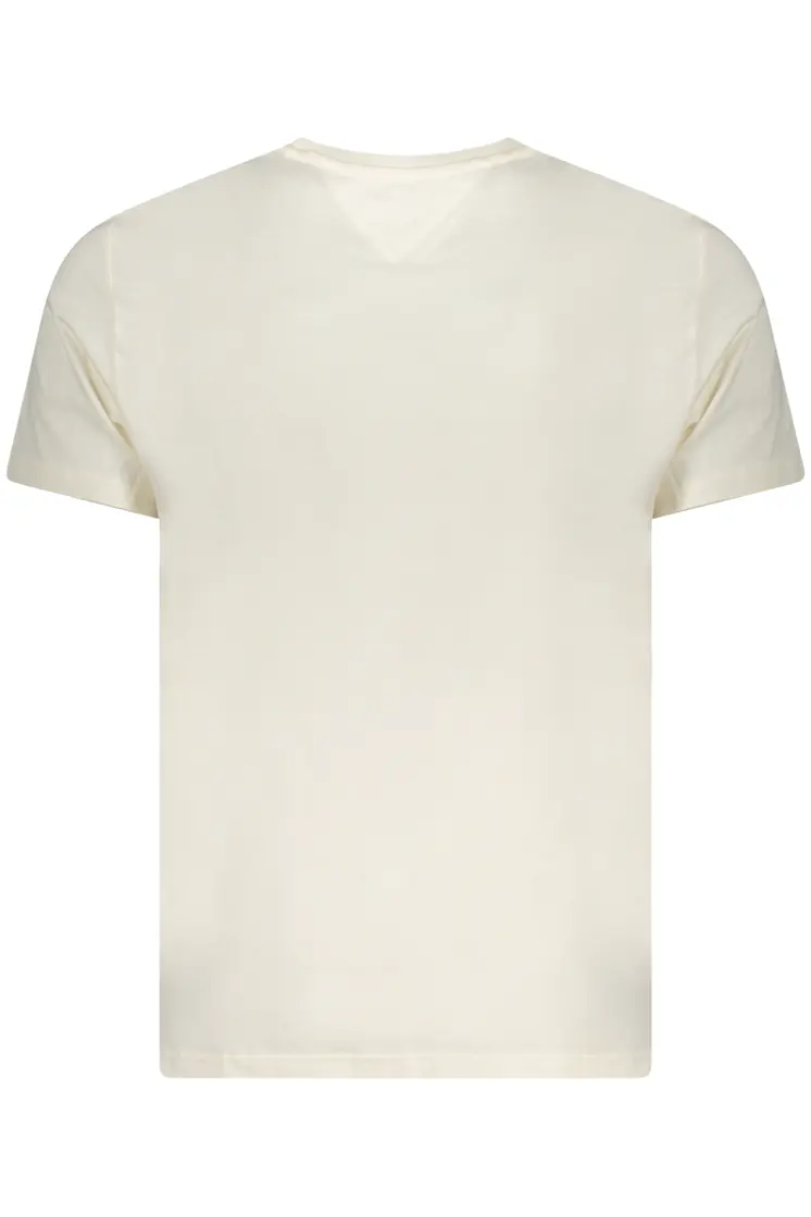 TOMMY HILFIGER SHORT SLEEVE T-SHIRT MEN BEIGE