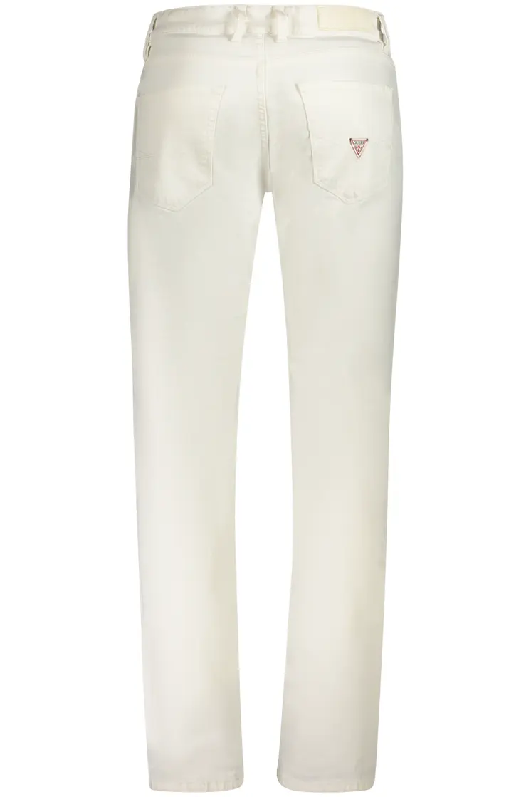 GUESS JEANS JEANS DENIM MEN WHITE