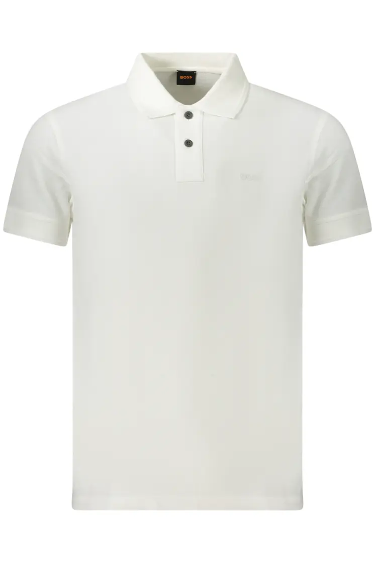 BOSS POLO SHORT SLEEVE MEN WHITE