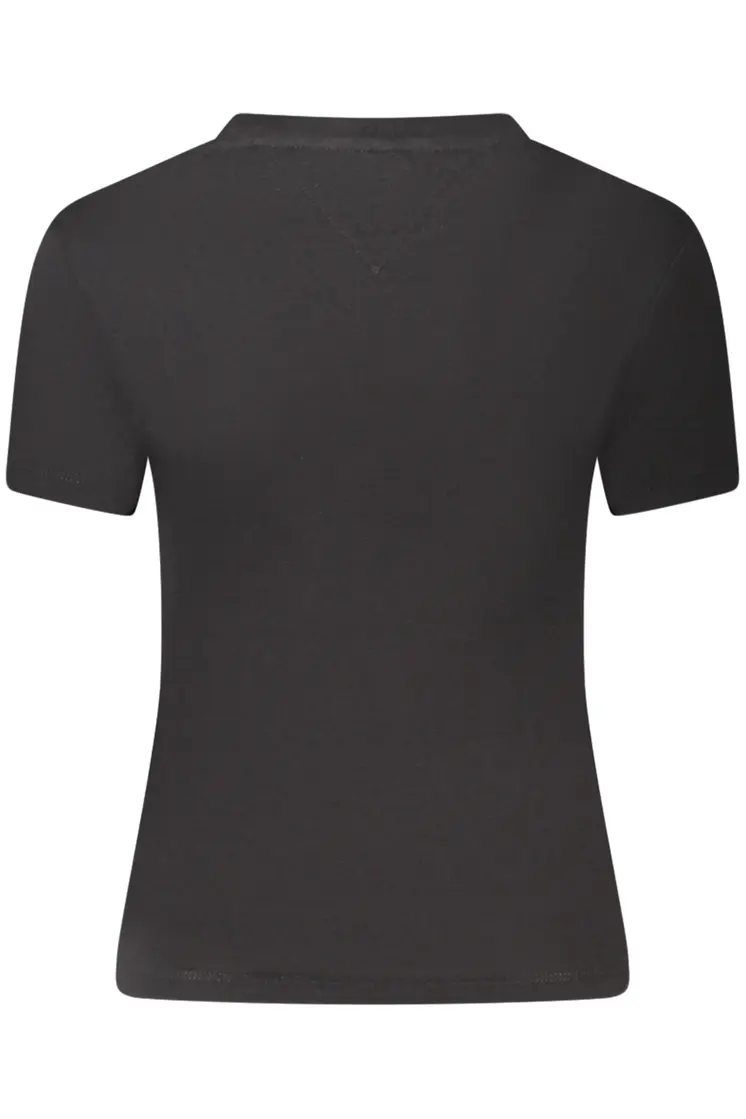 TOMMY HILFIGER WOMEN'S SHORT-SLEEVE T-SHIRT BLACK