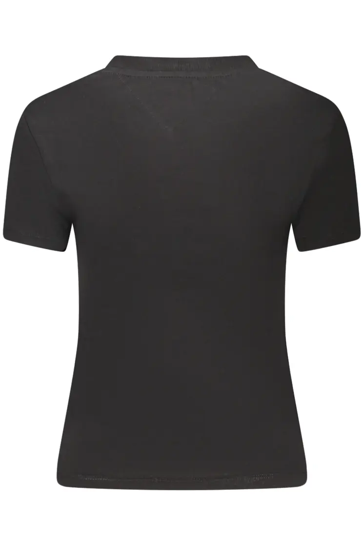 TOMMY HILFIGER WOMEN'S SHORT-SLEEVE T-SHIRT BLACK
