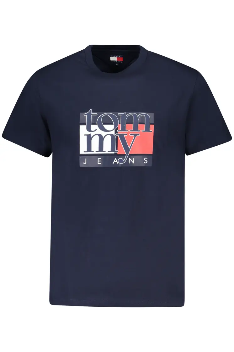 TOMMY HILFIGER MEN'S SHORT-SLEEVE T-SHIRT BLUE