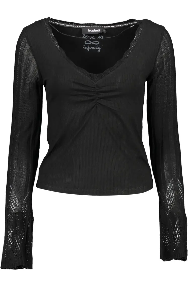 DESIGUAL SWEATER WOMAN BLACK
