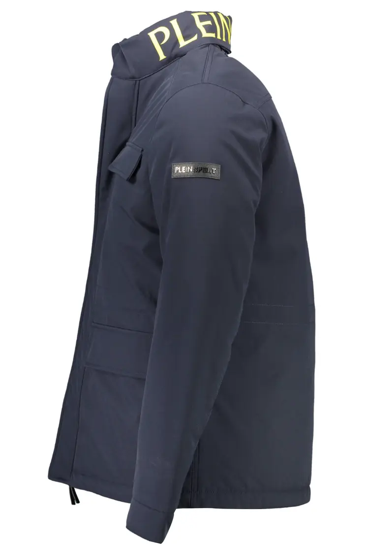 PLEIN SPORT BLUE MEN'S JACKET