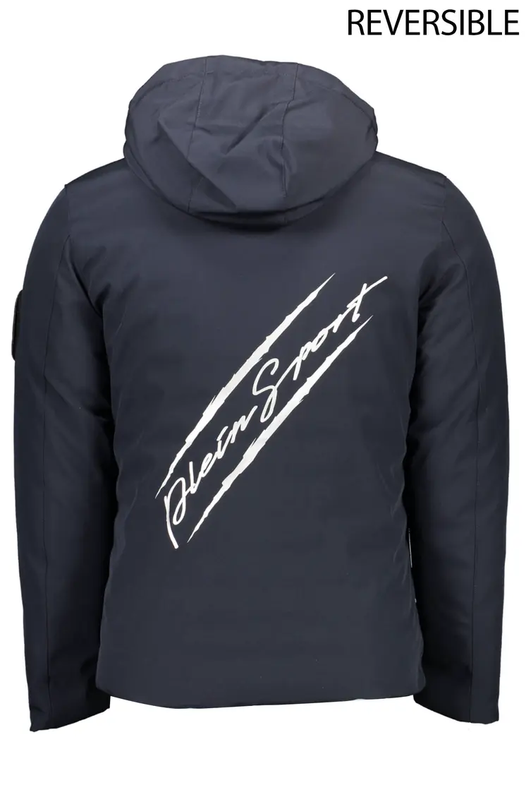 PLEIN SPORT BLUE MEN'S JACKET