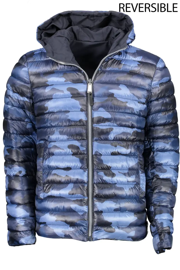 PLEIN SPORT BLUE MEN'S JACKET